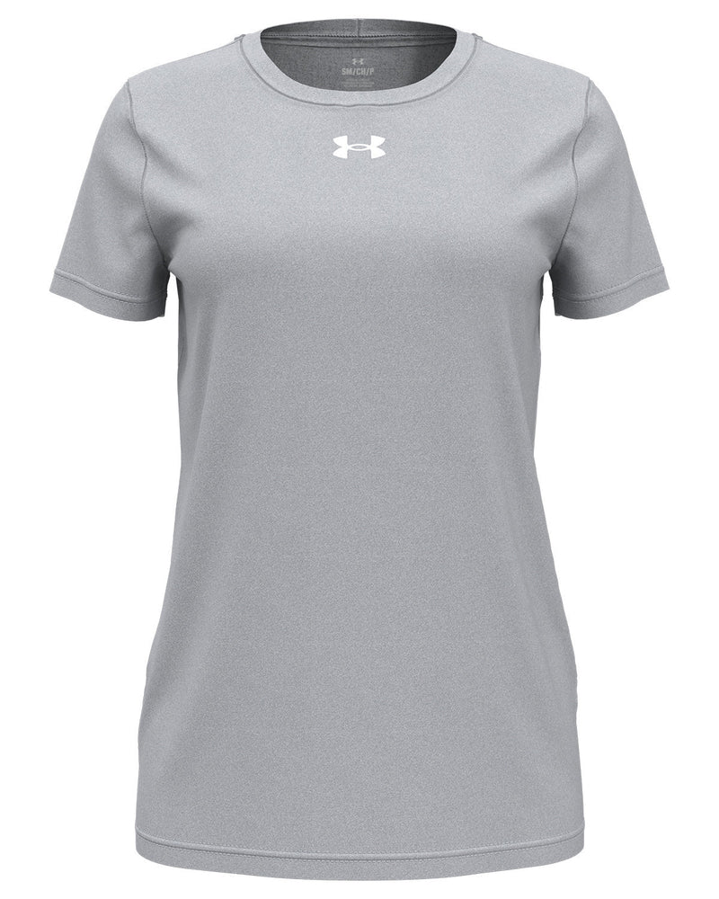 Under Armour Ladies Team Tech T-Shirt-Under Armour-Grey-XS-Thread Logic