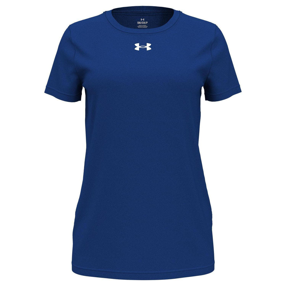 no-logo Under Armour Ladies Team Tech T-Shirt-Under Armour-Royal/White-XS-Thread Logic