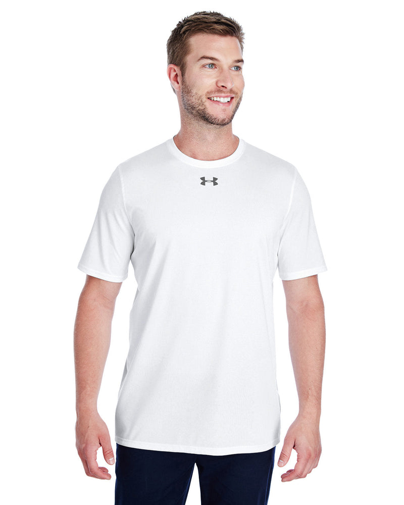  Under Armour Locker T-Shirt 2.0-Men's T Shirts-Under Armour-White/Graphite-S-Thread Logic