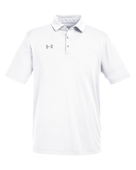  Under Armour Men's Tech Polo-Men's Polos-Under Armour-White-S-Thread Logic