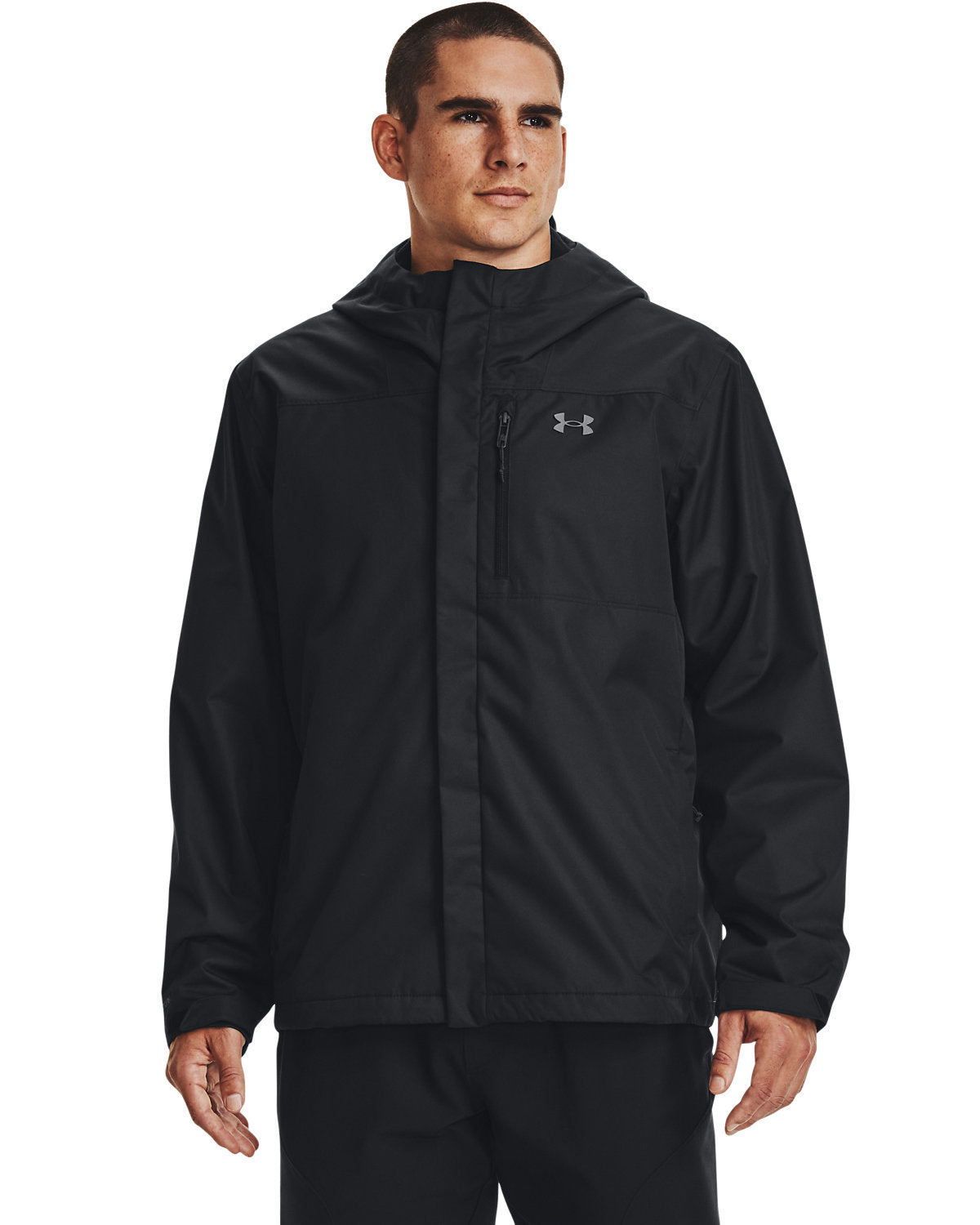  Under Armour Porter 3-in-1 2.0 Jacket-Under Armour-Black-S-Thread Logic