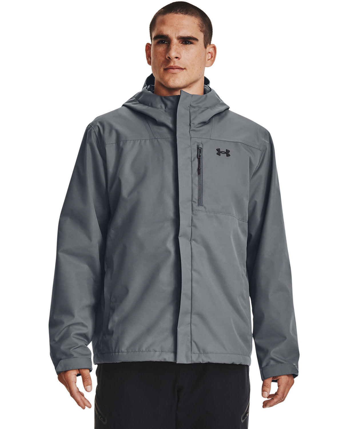  Under Armour Porter 3-in-1 2.0 Jacket-Under Armour-Grey-S-Thread Logic