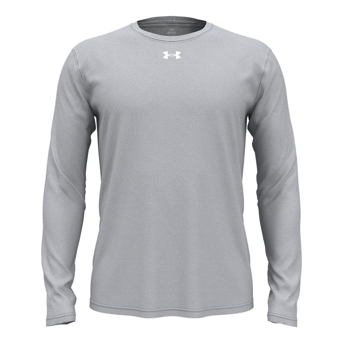 no-logo  Under Armour Team Tech Long-Sleeve T-Shirt-Under Armour-Grey-S-Thread Logic