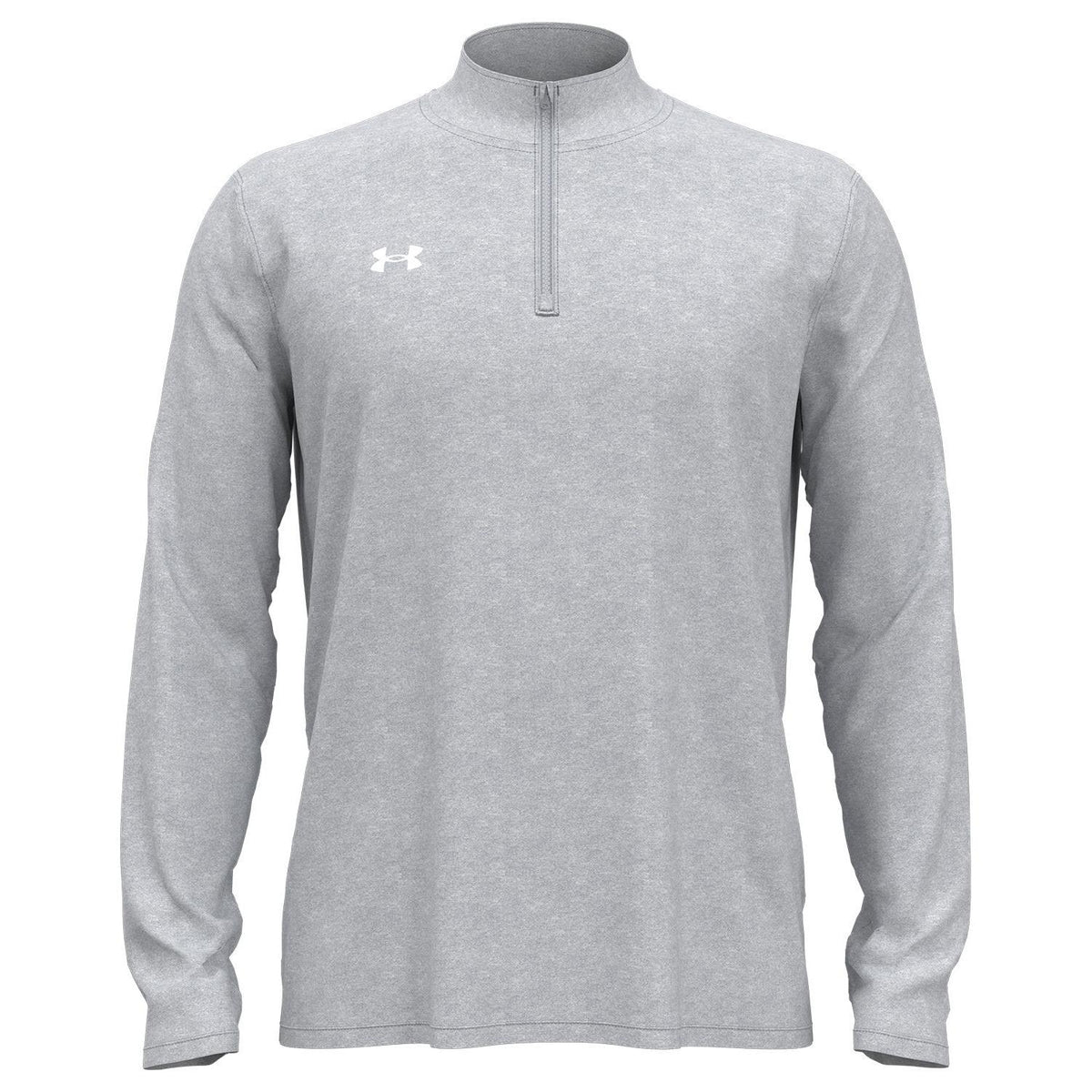no-logo  Under Armour Team Tech Quarter-Zip-Under Armour-Grey-S-Thread Logic