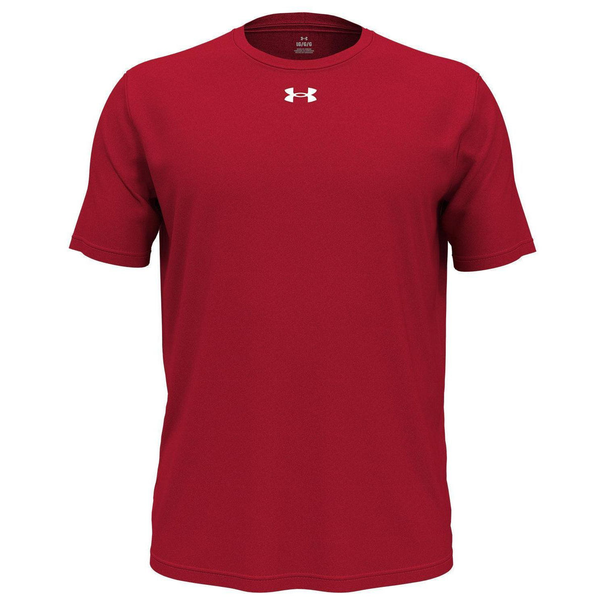 no-logo  Under Armour Team Tech T-Shirt-Under Armour-Red/White-S-Thread Logic