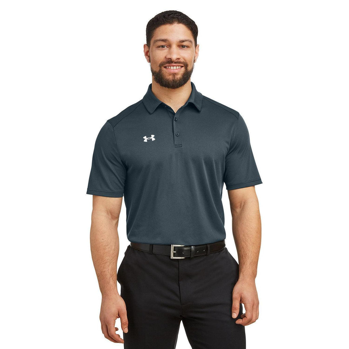 no-logo  Under Armour Tech Polo-Under Armour-Grey/White-S-Thread Logic