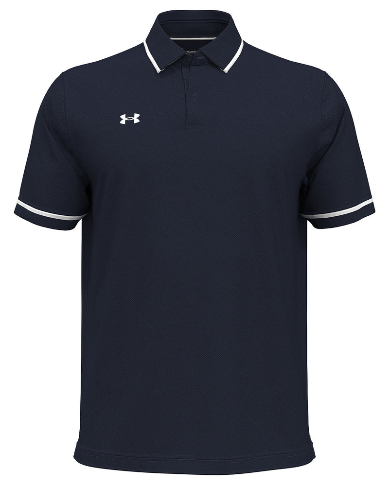 Under Armour Tipped Teams Performance Polo-Under Armour-Midnight Navy/White-S-Thread Logic