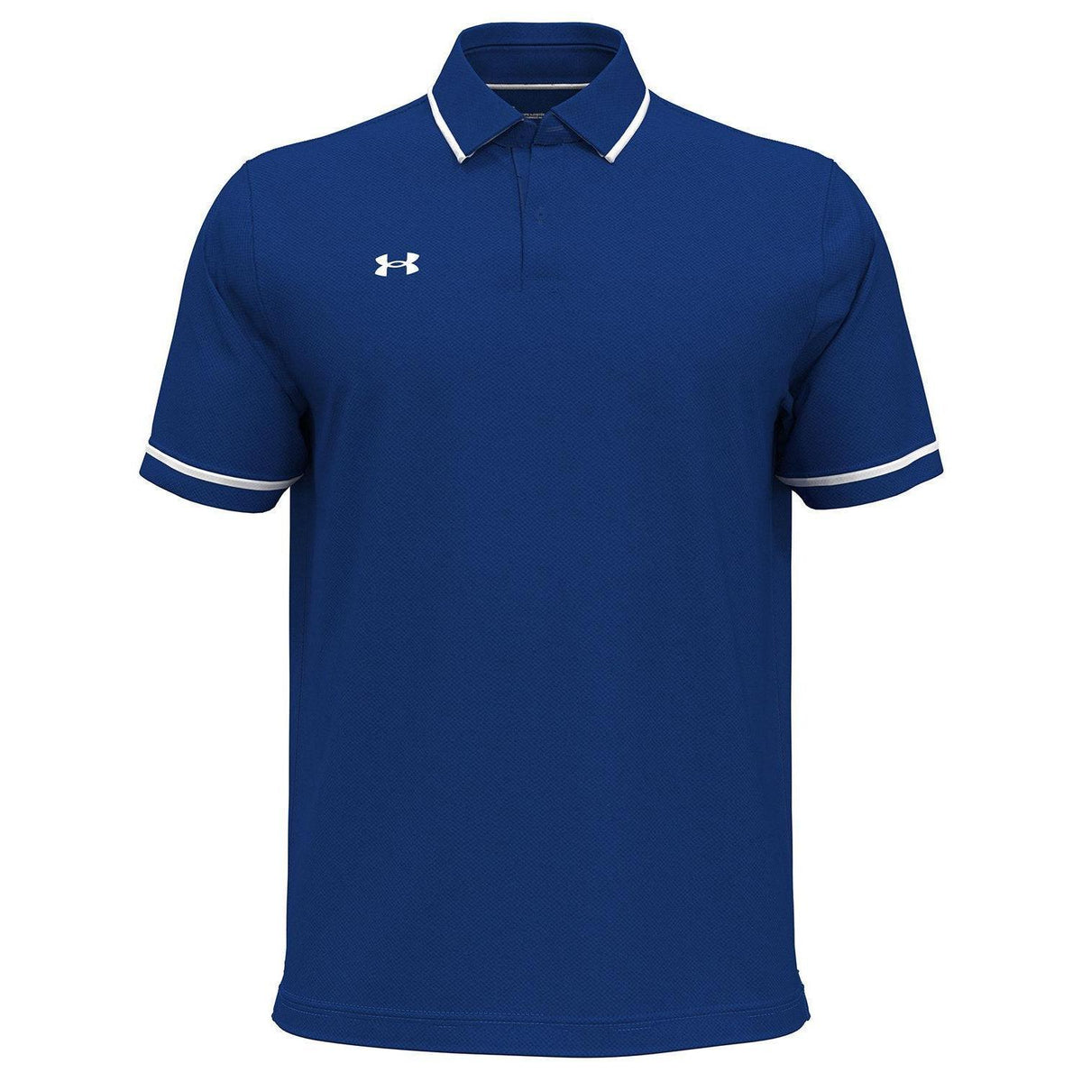 no-logo Under Armour Tipped Teams Performance Polo-Under Armour-Royal/White-S-Thread Logic