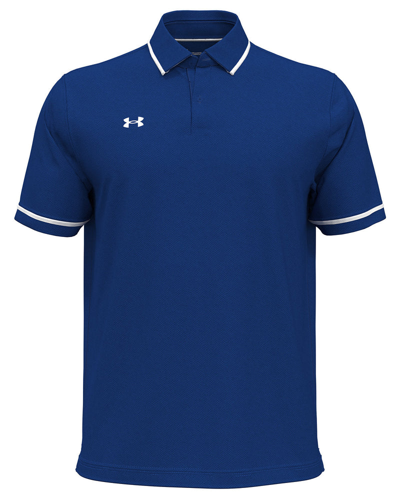 Under Armour Tipped Teams Performance Polo-Under Armour-Royal/White-S-Thread Logic