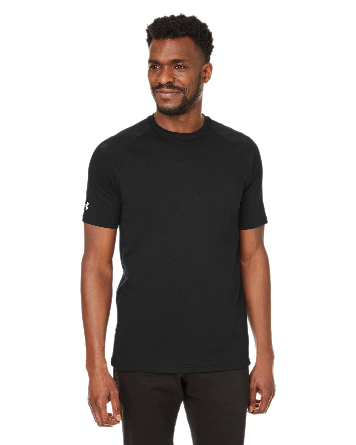  Under Armour Unisex Athletics T-Shirt-Under Armour-Black/White-S-Thread Logic