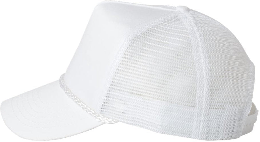 no-logo Valucap Five-Panel Mesh-Back Trucker Cap-Headwear-Valucap-Thread Logic 