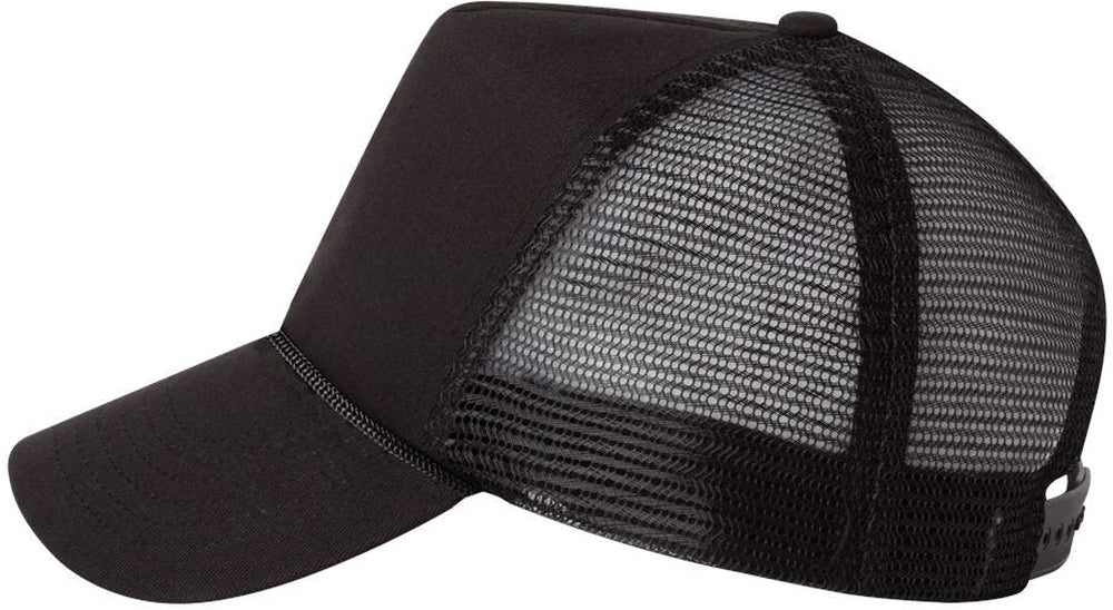no-logo Valucap Five-Panel Mesh-Back Trucker Cap-Headwear-Valucap-Thread Logic 