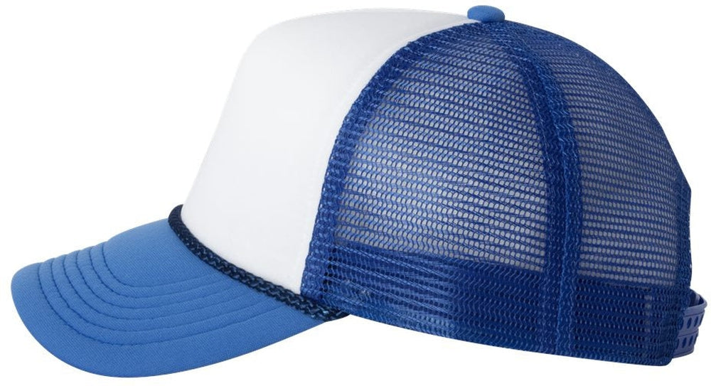no-logo Valucap Foam Mesh-Back Trucker Cap-Headwear-Valucap-Thread Logic 