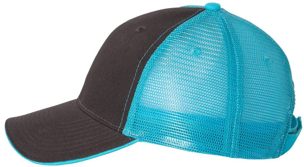 no-logo Valucap Sandwich Trucker Cap-Headwear-Valucap-Thread Logic 