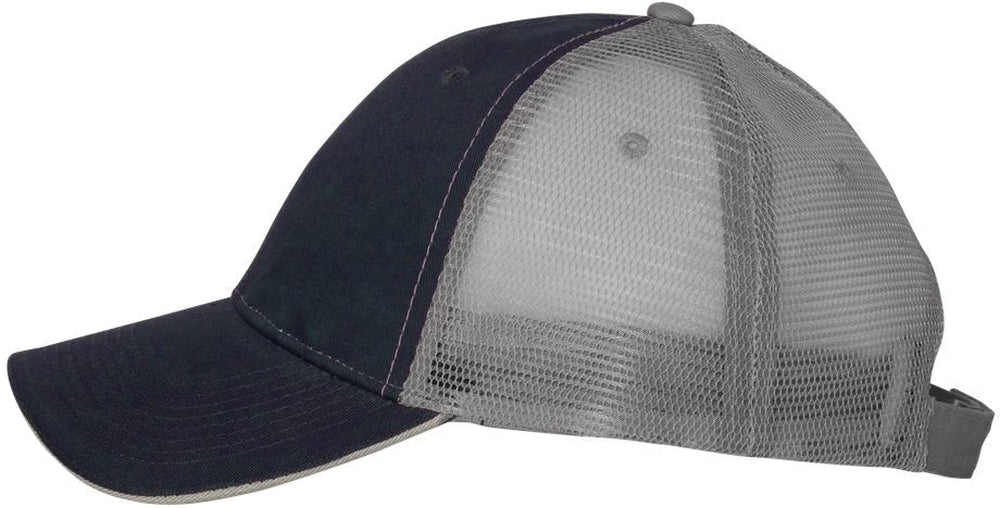 no-logo Valucap Sandwich Trucker Cap-Headwear-Valucap-Thread Logic 