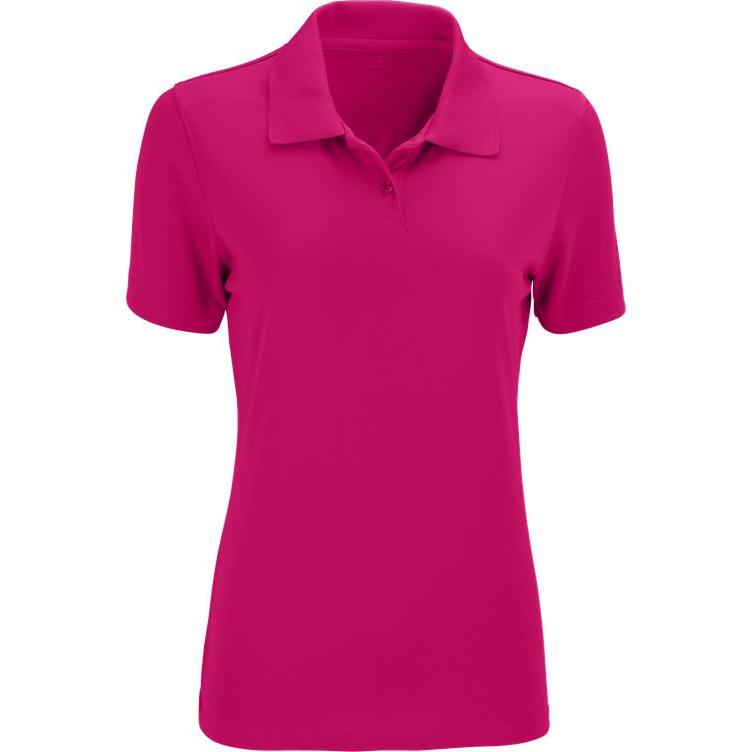 no-logo Vansport Ladies Omega Solid Mesh Tech Polo-Ladies Polos-Thread Logic