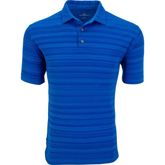 no-logo Vansport Strata Textured Polo-Men's Polos-Thread Logic