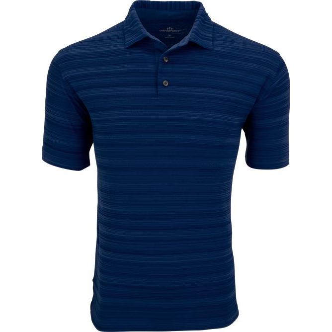 no-logo Vansport Strata Textured Polo-Men's Polos-Thread Logic