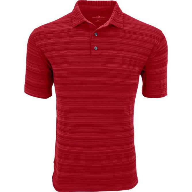 no-logo Vansport Strata Textured Polo-Men's Polos-Thread Logic