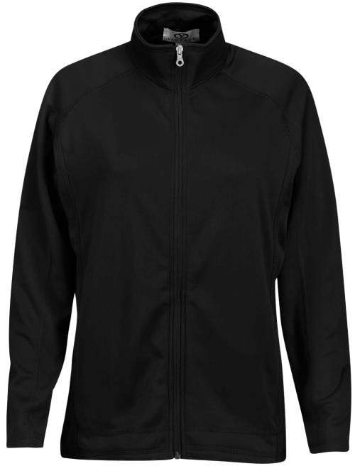 Vantage Ladies Brushed Back Micro-Fleece Full-Zip Jacket-Ladies Jackets-Thread Logic