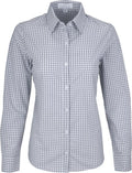 Vantage Ladies Easy-Care Gingham Check Shirt-Ladies Dress Shirts-Thread Logic