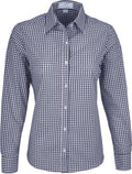 Vantage Ladies Easy-Care Gingham Check Shirt-Ladies Dress Shirts-Thread Logic