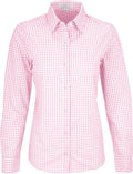 Vantage Ladies Easy-Care Gingham Check Shirt-Ladies Dress Shirts-Thread Logic