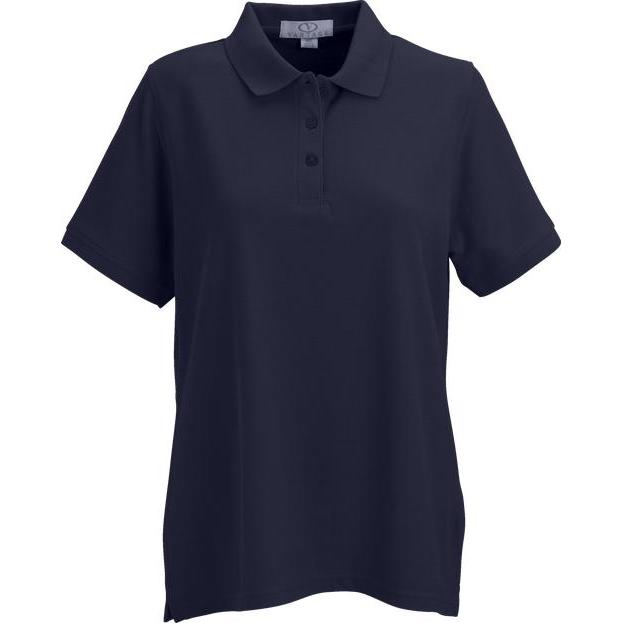 no-logo Vantage Ladies Soft-Blend Double-Tuck Pique Polo-Ladies Polos-Thread Logic