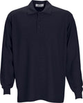 Vantage Long Sleeve Soft-Blend Double-Tuck Pique Polo-Men's Polos-Thread Logic