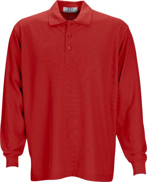 Vantage Long Sleeve Soft-Blend Double-Tuck Pique Polo-Men's Polos-Thread Logic