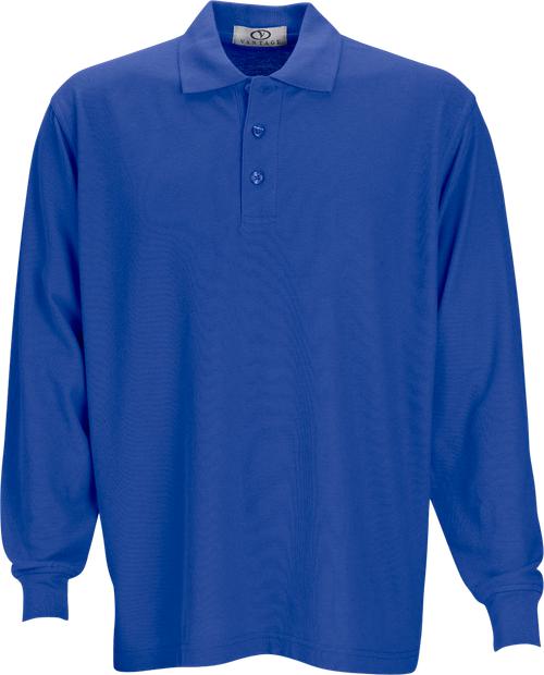 Vantage Long Sleeve Soft-Blend Double-Tuck Pique Polo-Men's Polos-Thread Logic