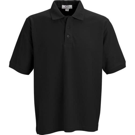 no-logo Vantage Soft-Blend Double-Tuck Pique Polo-Men's Polos-Thread Logic