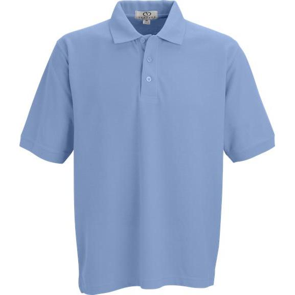 no-logo Vantage Soft-Blend Double-Tuck Pique Polo-Men's Polos-Thread Logic