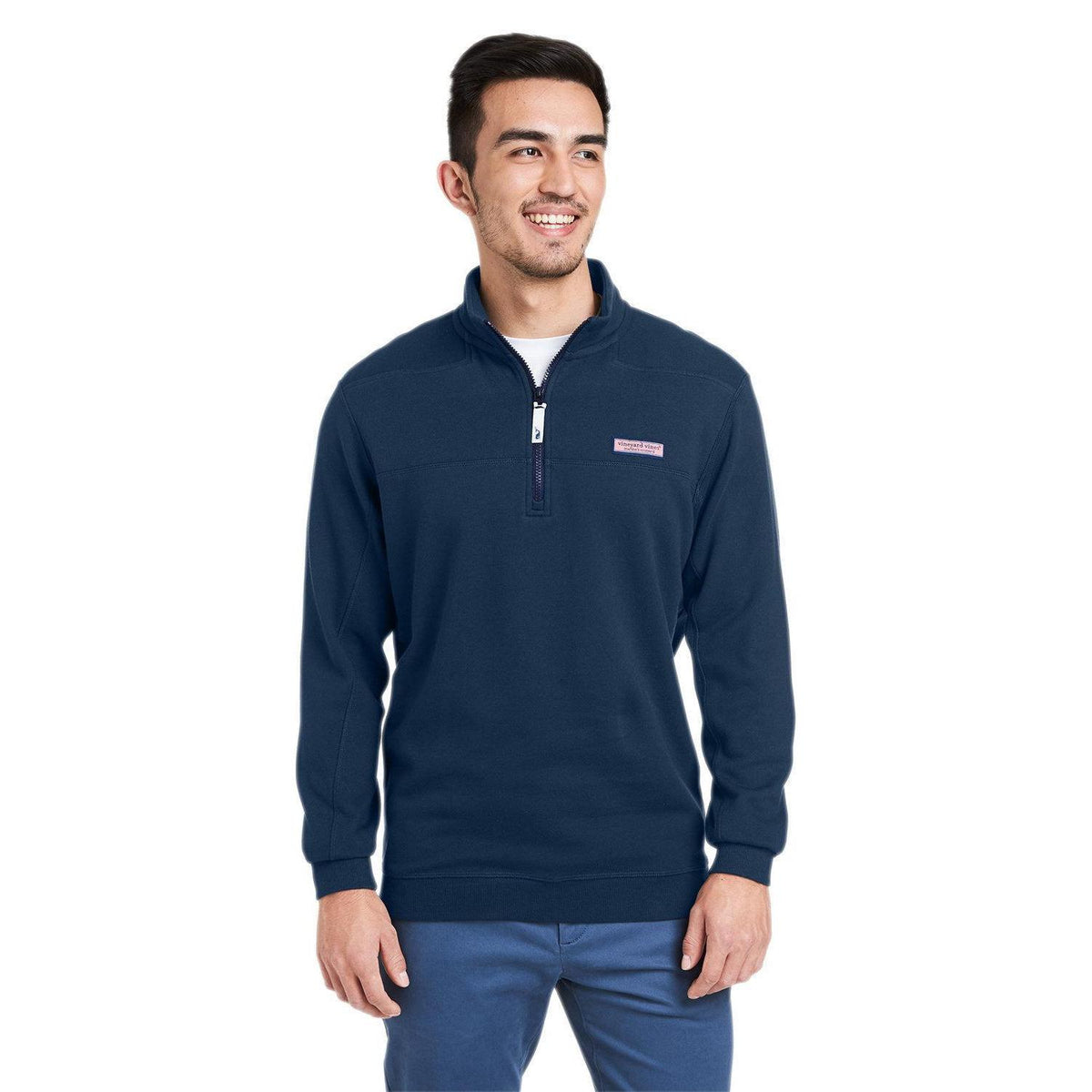 no-logo  Vineyard Vines Collegiate Shep Shirt-Knits and Layering-Vineyard Vines-Vineyard Navy-S-Thread Logic
