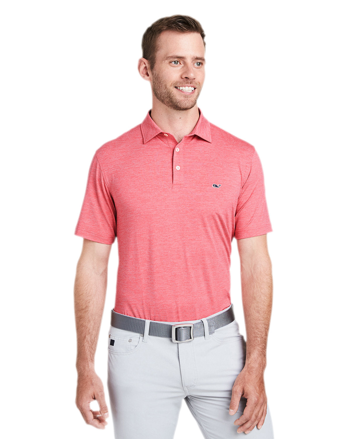  Vineyard Vines Destin Stripe Sankaty Polo-Polos-Vineyard Vines-Lobster Reef-S-Thread Logic