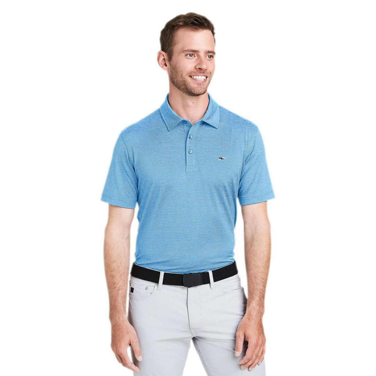 no-logo  Vineyard Vines Destin Stripe Sankaty Polo-Polos-Vineyard Vines-Ocean Breeze-S-Thread Logic