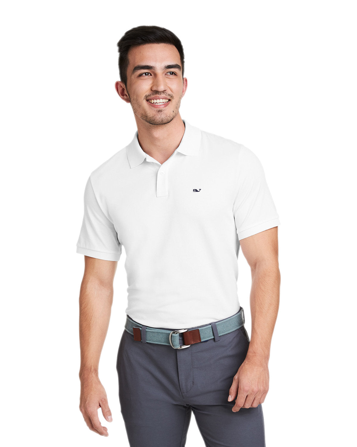 Vineyard Vines Edgartown Pique Polo-Polos-Vineyard Vines-White Cap-S-Thread Logic