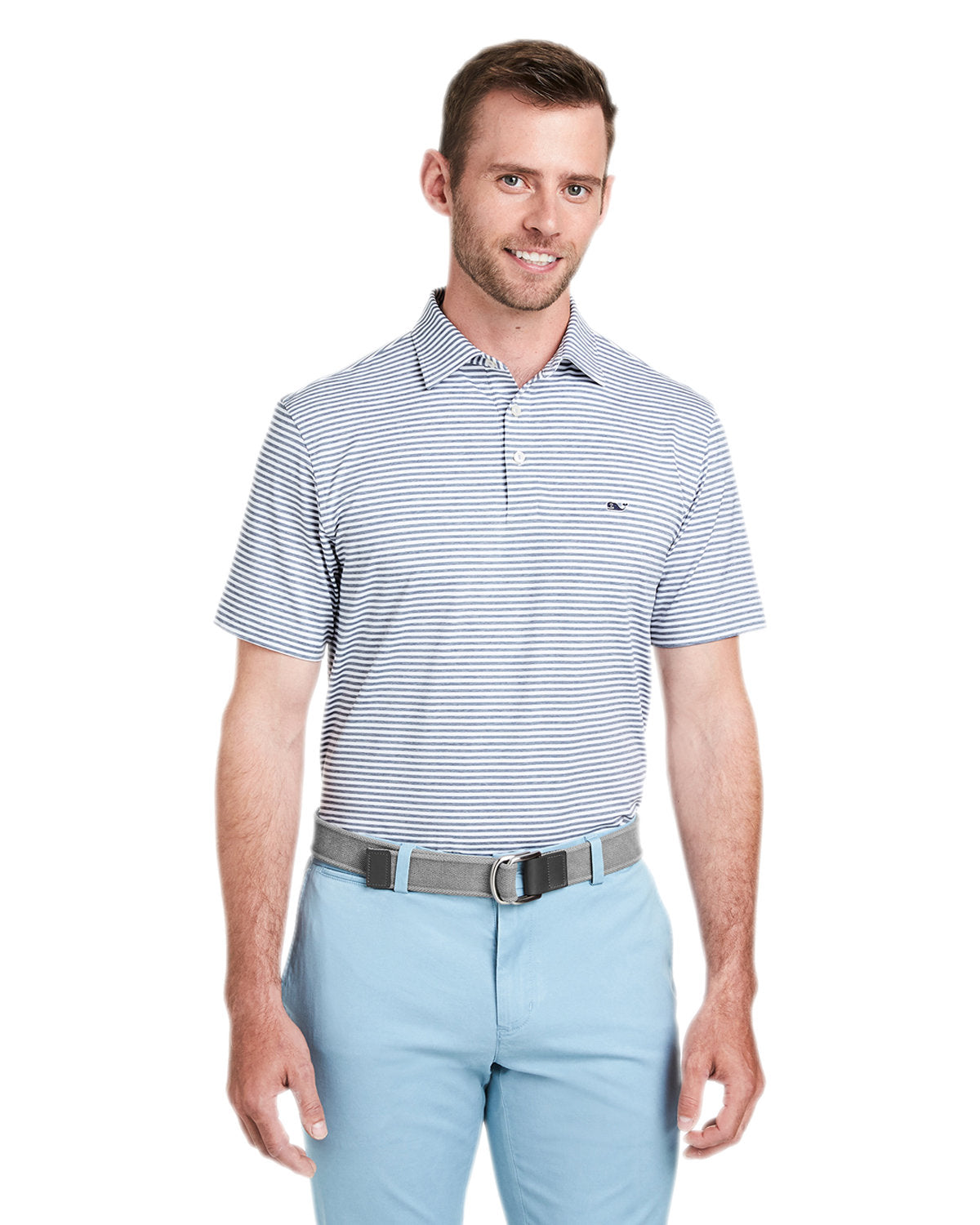  Vineyard Vines Heathered Winstead Sankaty Polo-Polos-Vineyard Vines-Hammerhead-S-Thread Logic