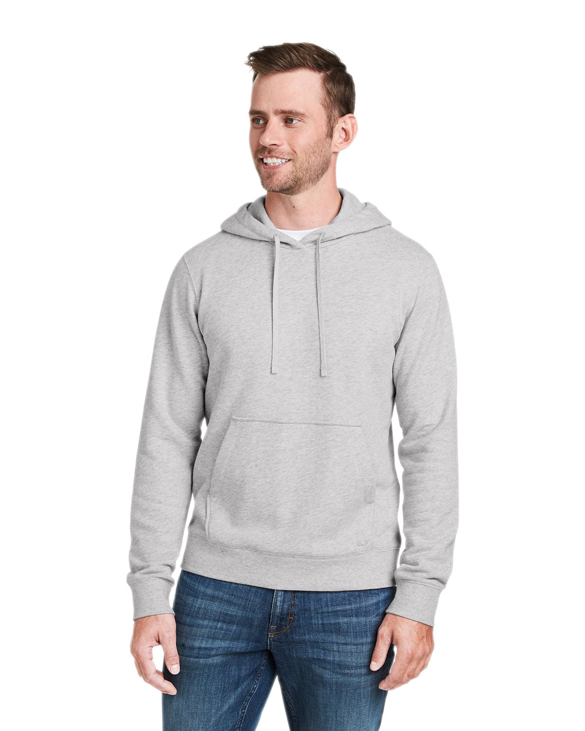  Vineyard Vines Hooded Sweatshirt-Sweatshirts | Fleece-Vineyard Vines-Grey Heather-XS-Thread Logic