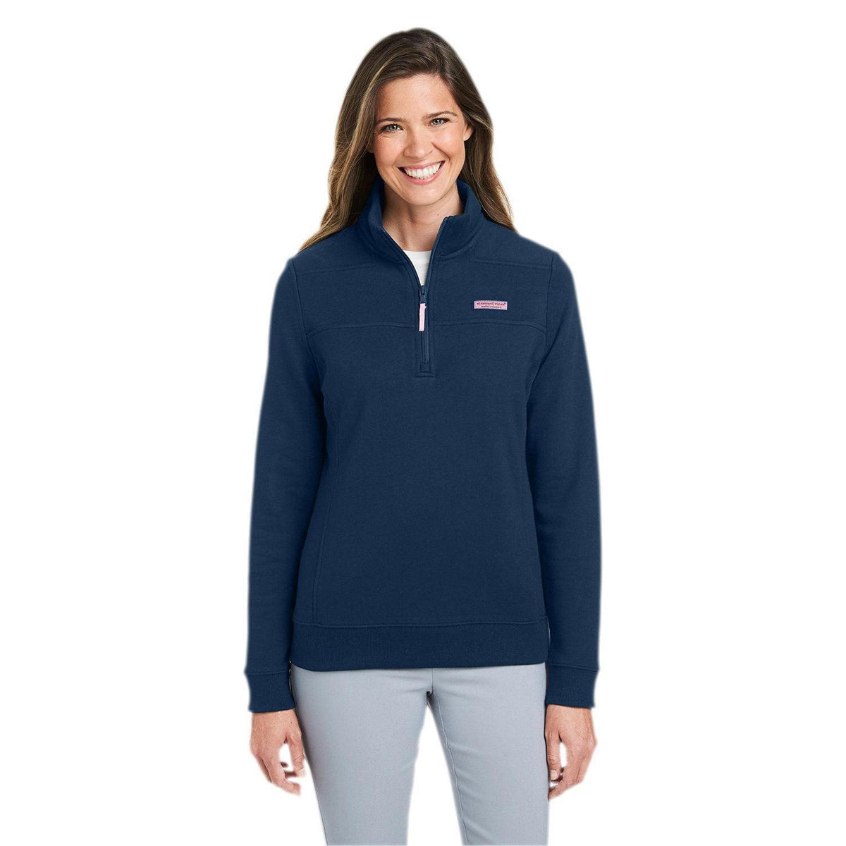 no-logo  Vineyard Vines Ladies Collegiate Shep Shirt-Knits and Layering-Vineyard Vines-Vineyrd Navy-XS-Thread Logic