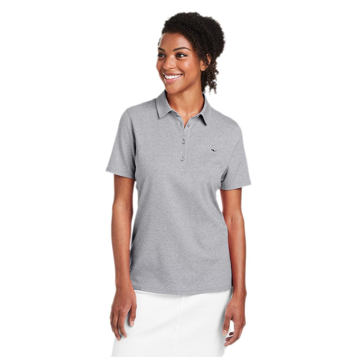 no-logo  Vineyard Vines Ladies Edgartown Pique Polo-Polos-Vineyard Vines-Barracuda-XS-Thread Logic