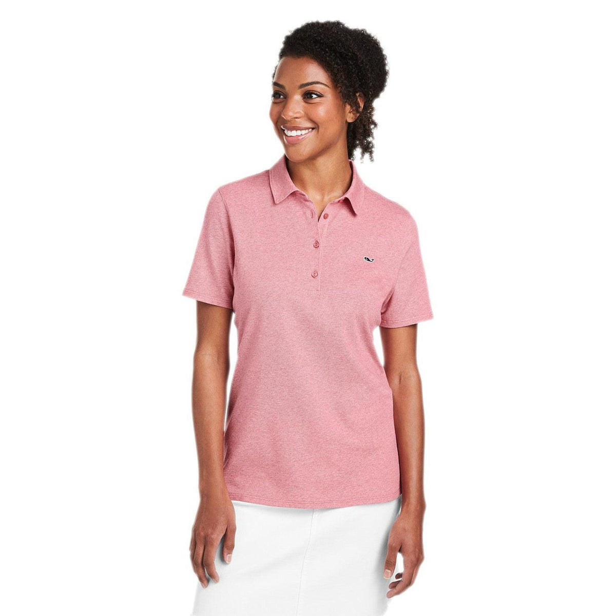 no-logo  Vineyard Vines Ladies Edgartown Pique Polo-Polos-Vineyard Vines-Lobster Reef-XS-Thread Logic