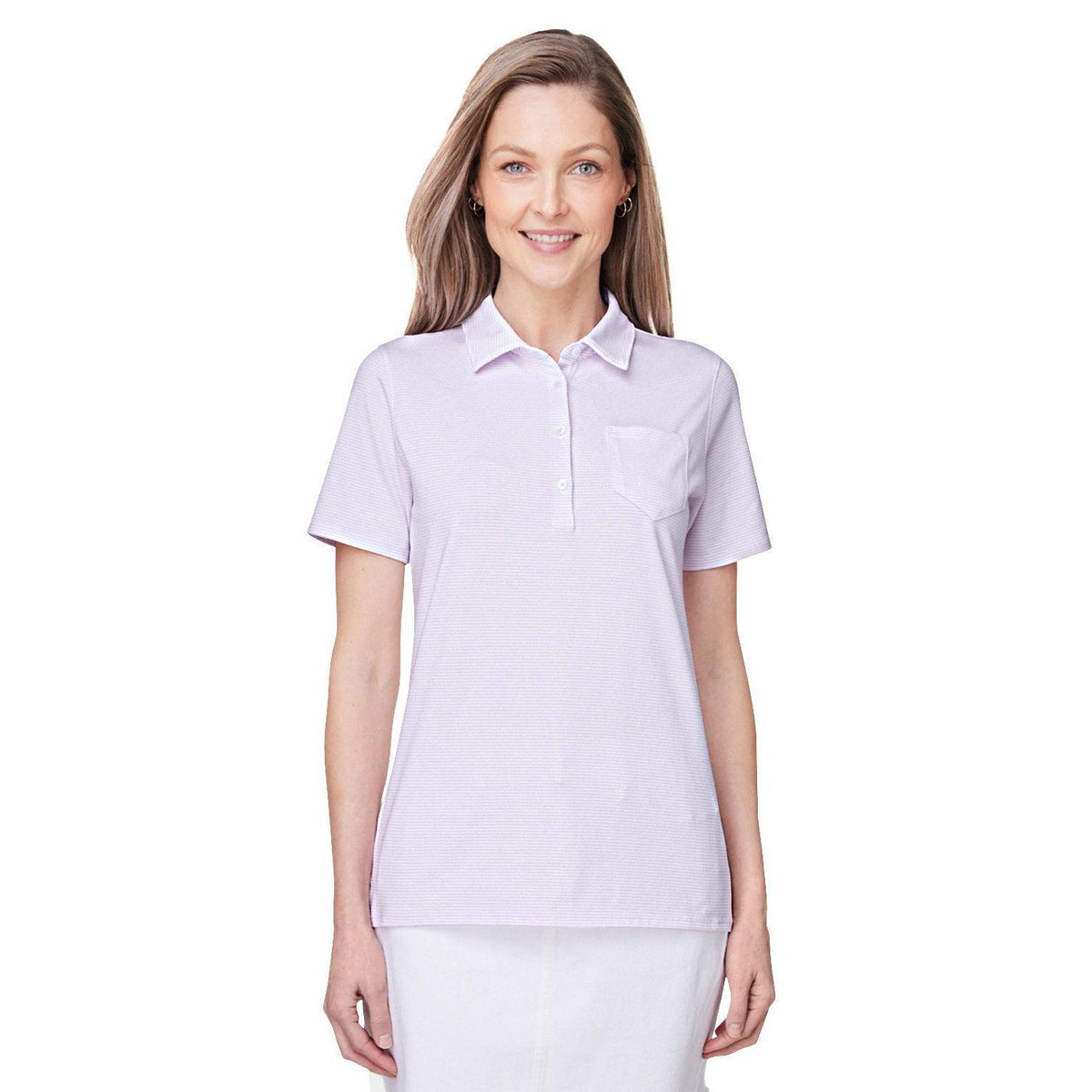 no-logo  Vineyard Vines Ladies Fanshell Polo-Polos-Vineyard Vines-Lavander-XS-Thread Logic