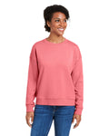  Vineyard Vines Ladies Garment-Dyed Crew-Sweatshirts | Fleece-Vineyard Vines-Jetty Red-XS-Thread Logic
