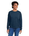 Vineyard Vines Ladies Garment-Dyed Crew-Sweatshirts | Fleece-Vineyard Vines-Vineyard Navy-XS-Thread Logic