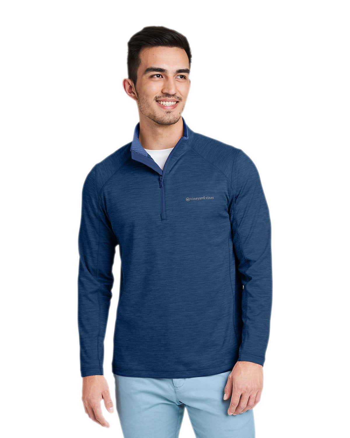 （╹◡╹） Vineyard Vines Sankaty Quarter-Zip Pulloverl With Custom