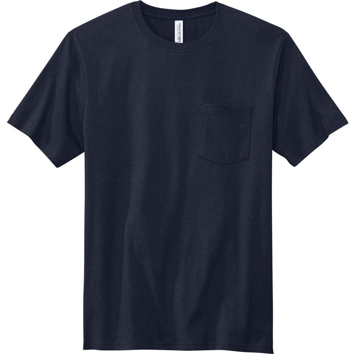 no-logo Volunteer Knitwear All-American Pocket Tee