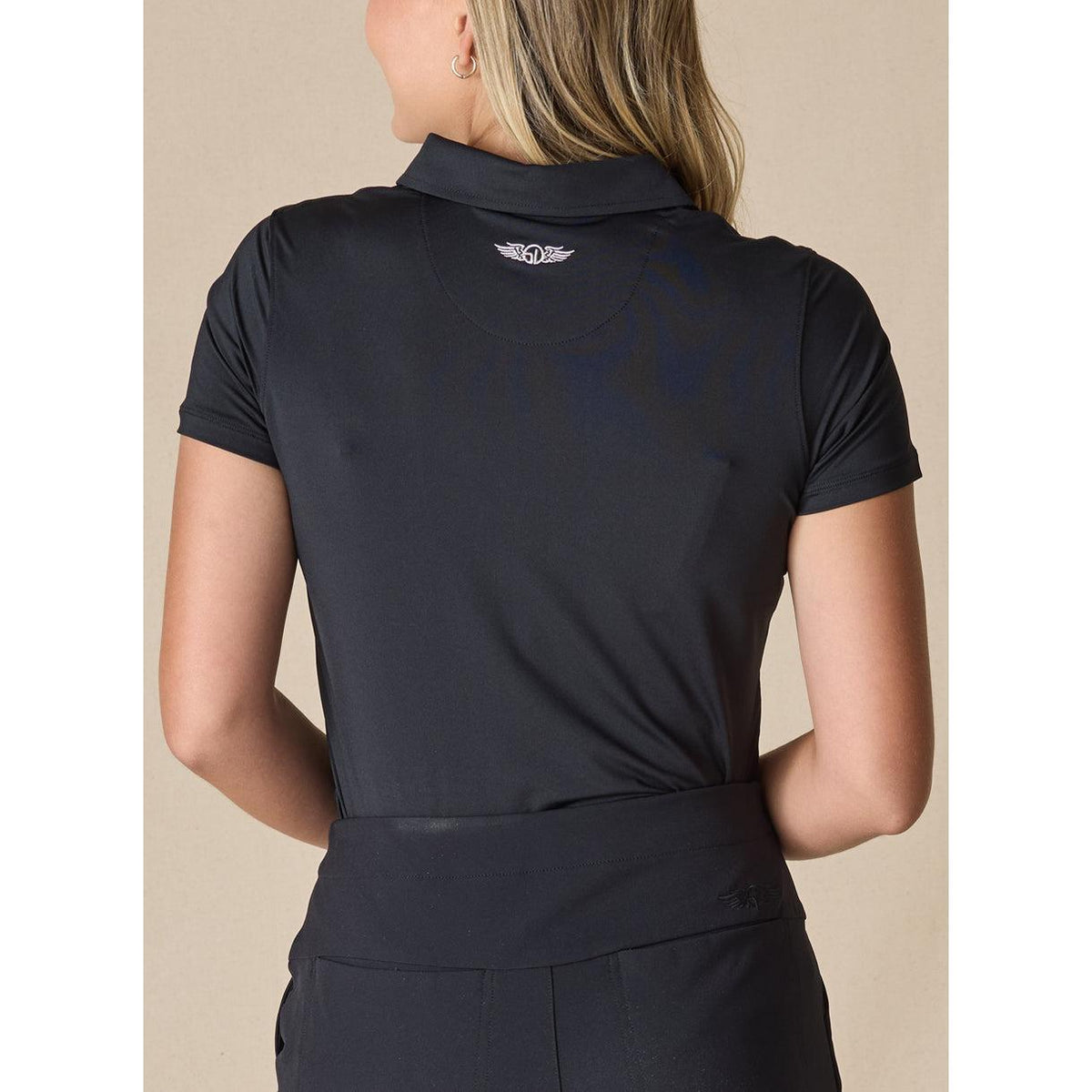 no-logo Straight Down Ladies Abbot Polo-Quarter Zips-Straight Down-Thread Logic