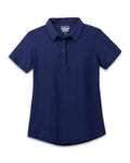 Straight Down Ladies Abbot Polo-Quarter Zips-Straight Down-Indigo-S-*Specialty Item* (may take longer to process and ship separately)-Thread Logic