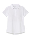 Straight Down Ladies Abbot Polo-Quarter Zips-Straight Down-White-S-*Specialty Item* (may take longer to process and ship separately)-Thread Logic